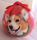 Cbo-100 Es Imports Welsh Corgi Shatterproof Christmas Red Ball 608938519559