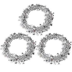 Ccinee 75 Ft Star Tinsel Garlands With Wire Christmas Garland