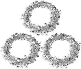 Dk110s2p3 Ccinee 75 Ft Star Tinsel Garlands With Wire Christmas Garland Decorations Fo