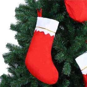 Xmasred2023 Ccinee Christmas Stocking Red Felt 14-inch Party Favors For Xmas Decoration