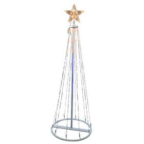 9081105 Celebrations 4 Ft. Slim Led 120 Light Ribbon Rgb Christmas Tree