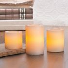 Cgt25667cr301 Inglow Flameless Pillar Candle Cream 627442109599