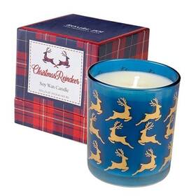 B1016 Chain In Gifts Company Christmas Scented Candle - 6oz Soy Wax Infused With Reindeer