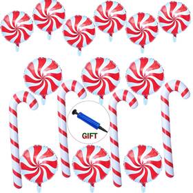 Changsha 030391292678 17 Pcs Christmas Inflatable Candy Canes Set - Cane