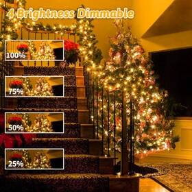 Mno02 Changsha Dao Yi Technology Co. Ltd 262ft 800 Led Christmas Lights Outdoor String 8 Modes And Timer Twinkle