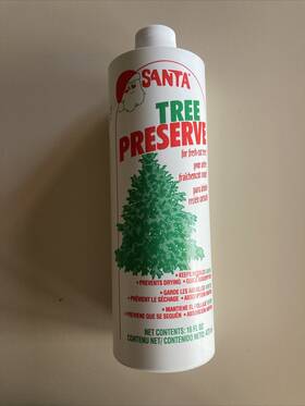 Chase 093422248945 Tree Preserve 16 Oz. Bottle Christmas Decor For Fresh Cut Trees New Brand