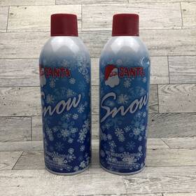 1-9859-7 Chase Flocking Spray Christmas Decoration Santa Snow 9oz. Cans 2-pack