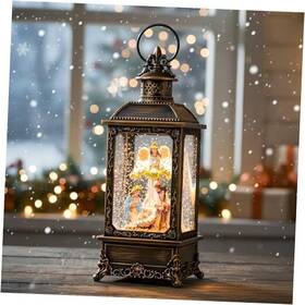 Sd-cy-001 Chengyin Technology Christmas Snow Globes Manger Snowflake Ball Nativity Scene Silent Night