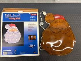 Chill Outs 855625700626 15 Inch Lighted Santa Claus Christmas Window Silhouette Decoration