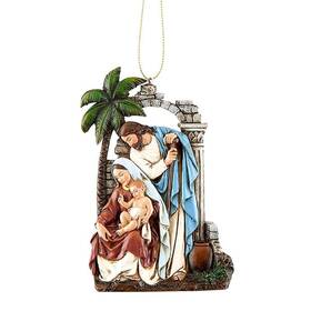 Christian Brands 195002382183 Avalon Gallery Ornaments - Mary Joseph And Jesus Nativity Scene Christmas Tre