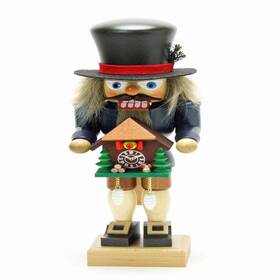 B00ycd21to Christian Ulbricht German Christmas Nutcracker Black Forester Cuckoo Clock - 270cm / 10.6inch