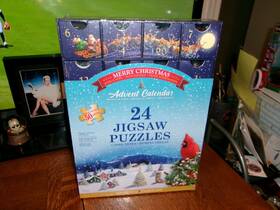 Christmas 628136657358 Advent Calendar 24 Jigsaw Puzzles 50 Pcs Each Factory Sealed Free Sh