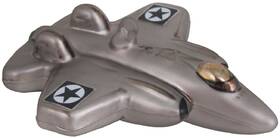 Cbk50045 Christmas By Krebs Silver Fighter Jet Holiday Glass 5 Inch Ornament