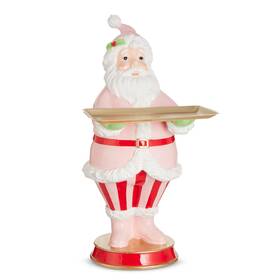 Christmas Decor 048893909550 Pre-order 25.25 Inch Pink Santa Butler Server Ships 9/2026 New