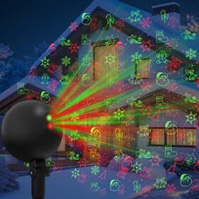 Bm-aux-0027 Christmas Lights Projector Laser Light Xmas Spotlight Projectors Waterproof