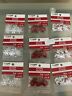 Christmas Novelty Buttons Crafts Cardmaking Snowflakes Snowman Lot