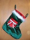 Christmas Stocking Hersheys Kisses Red Green Velour Merry Hershey