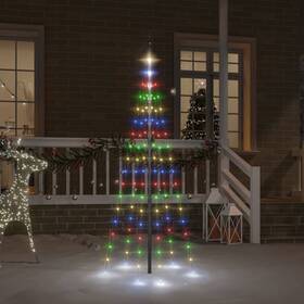 Christmas Tree Colorful Copper Medium Height-adjustable 720287069409