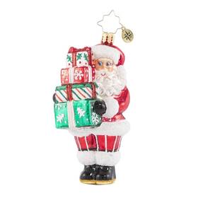 35245745 Christopher Radko Time To Celebrate Glass Christmas Ornament 1020771