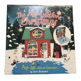 Chronicle Books 781452129044 The Night Before Christmas Pop-up Advent Calendar By Marc Boutavant New Stickers