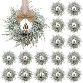 Cm-civaner-3760 Civaner 18 Pcs Small Christmas Wreath Real Touch 10 Inch Kitchen Ca