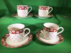 Classic Traditions By Kobe Christmas Charlton Hall Cups Saucers Japan