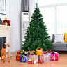 Cm21222 Costway Pvc Christmas Tree Hinged Solid Metal Legs