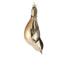 Cobanec414 Cobane White Breasted Nuthatch Bird Hand Blown Glass 874504002682