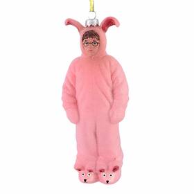 Gl279 Cody Foster 6.00in Ralphie Glass Christmas Story Aunt Clara