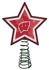 Col-wis-2303 The Memory Company Wisconsin Badgers Mosaic Tree Topper 888966822023
