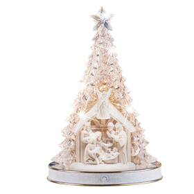 Cofa240290 Collections Etc Acrylic Musical Nativity Scene Christmas Decoration