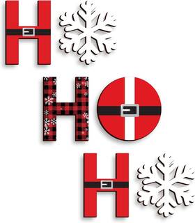 Ch-052 Color Valley Art 6 Sets Of Christmas Wall Decor Room