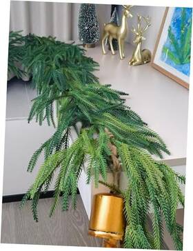 Lfk-td101 Connics 6ftx1 Christmas Real Touch Norfolk Pine Garland Artificial Faux Greenery