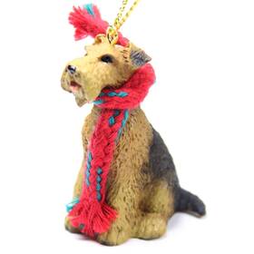 Conversation Concepts 752352350813 Airedale Terrier Tiny Miniature Christmas Ornament - Delightful
