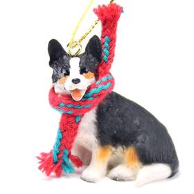 Dtx51b Conversation Concepts Corgi Tiny Miniature Christmas Ornament Cardigan - Delightful