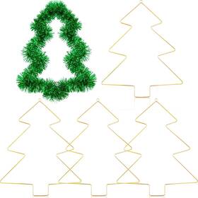 Cophile 614141585274 Christmas Metal Wreath Frame For Front Door 13ftft Tree Shape Large