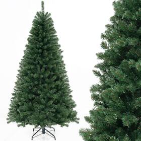 Us-2hcst04129 Costway 7ft Christmas Tree With 830 Pvc Branch Tips 250 Warm White Led Lights Gloves