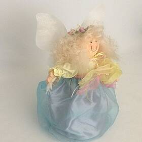 493-4097 Cottontale Collection Fiber Optic 12 Inch Angel Christmas In Box