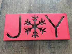 369-258 Crate And Barrel Metal Joy Trivet Christmas Holiday Snowflake Vgc Rare Find
