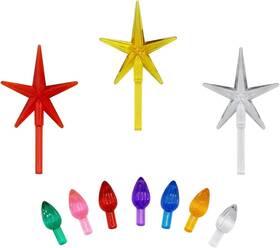 9gm9 Creative Hobbies Ceramic Christmas Tree Replacement Medium Multicolor
