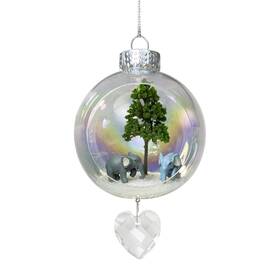 Crystalize Home 850029517528 Elephant Ornaments - Animal Christmas For Tree Birthday And Think Inch