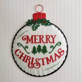 440069 Ctw Home Collection Unique Metal Christmas Ornament Wall Holiday Decorations