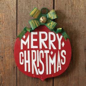 770526 Ctw Home Collection Stunning Merry Christmas Ornament Wall Sign