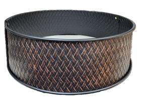 1598462 Cwc Christmas Tree Collar 35 Inches Bronze Metal Skirt
