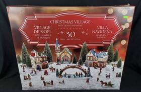 Cws 841887107792 Village De Noel Limited Edition 30pc Christmas Animated Lights And Music