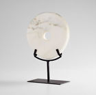 Cy02308 Cyan Design Small White Disk On Stand 190808024572