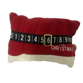 Cypress 808412128776 Days To Christmas Holiday Countdown Home Decor Pillow Nwt