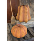 Czg1275 Kalalou Orange Rustic Metal Round Pumpkin 841628133219