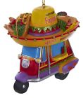 D2589 Kurt Adler Tacos Fajitas Mexican Food Truck Christmas 086131333866