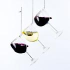 D2991 Kurts Ader New Kurt Adler Realistic Red White Wine Glass